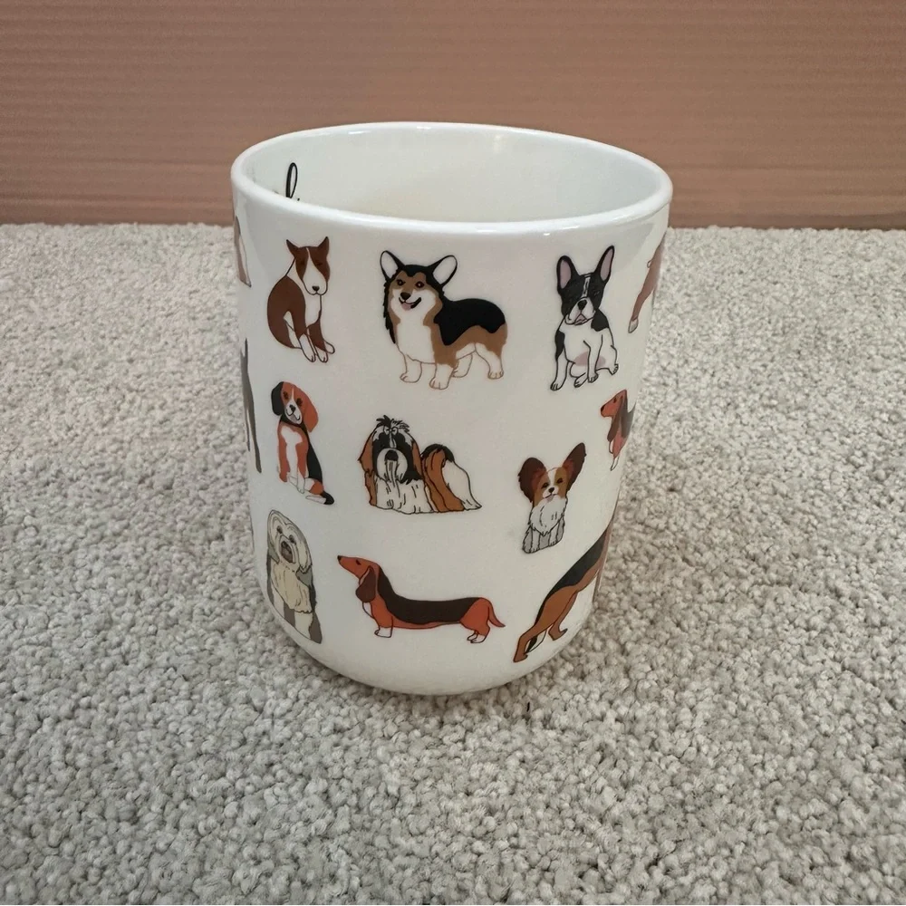 White Ceramic Dog Mug Works for All Kinds of Dog Lovers Remember‎ your Favorite